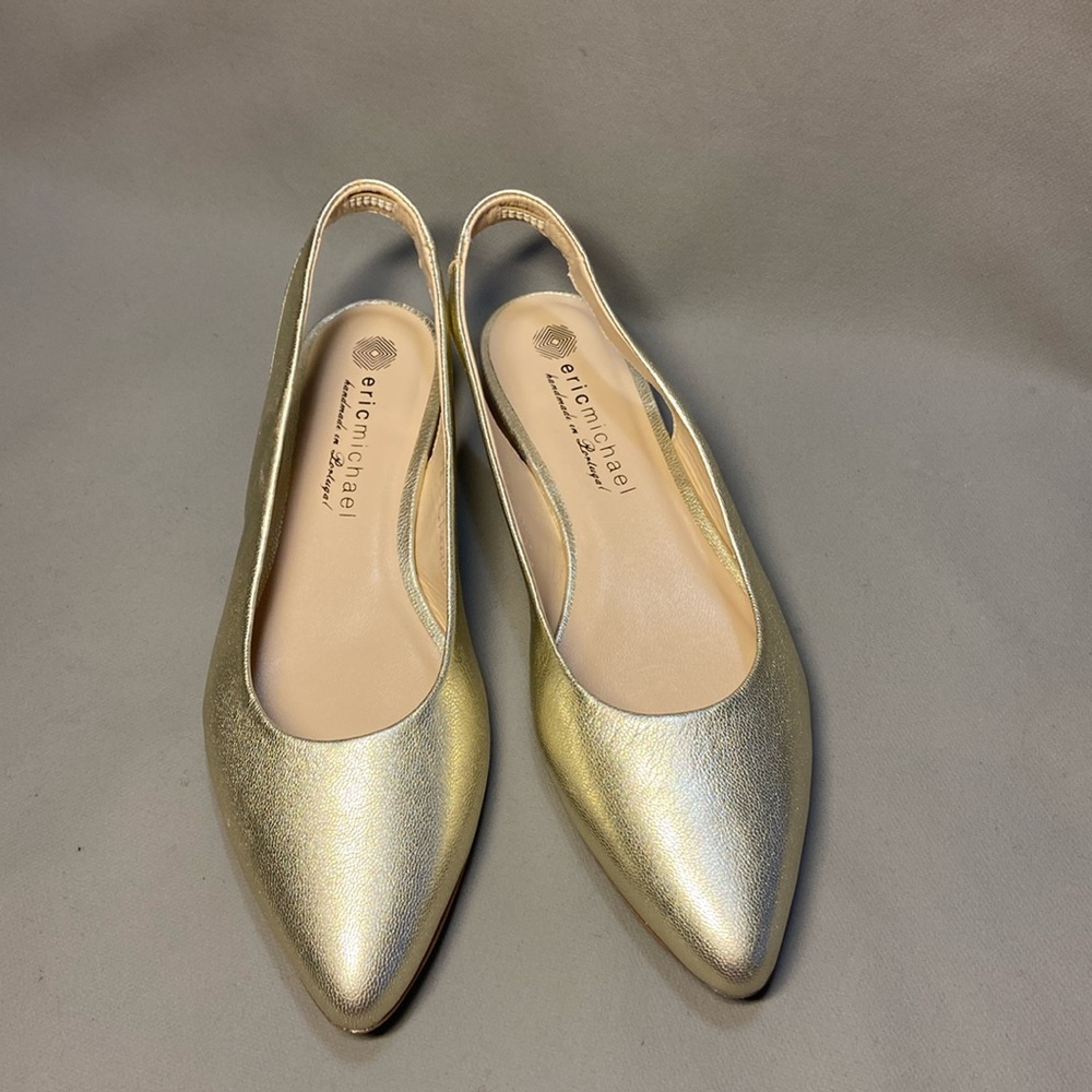 Eric Michael Slingback Leather Sandal. Size 40 US- 9,5-10 New.